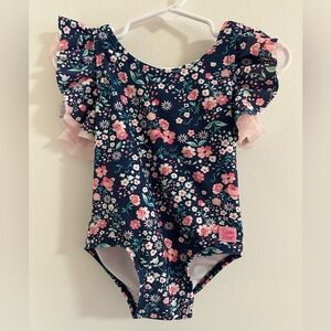 Ruffle Butts Moonlit Meadow Butterfly Sleeve One Piece 18-24 Months